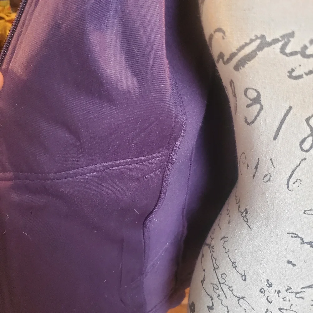 Columbia Zip Up Purple Fleece Hoodie Women's Size Small - Picture 4 of 8